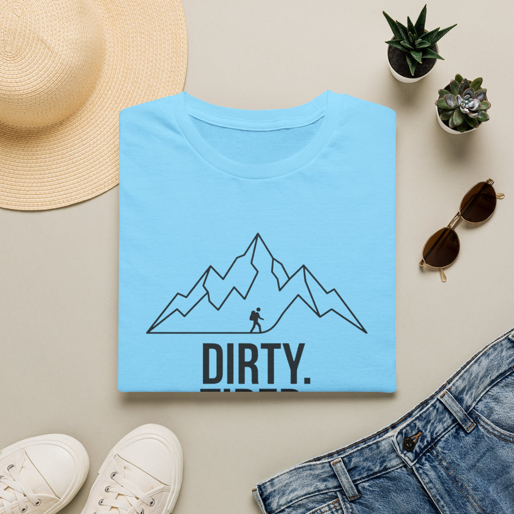 Dirty Tired Happy Outline T-Shirt
