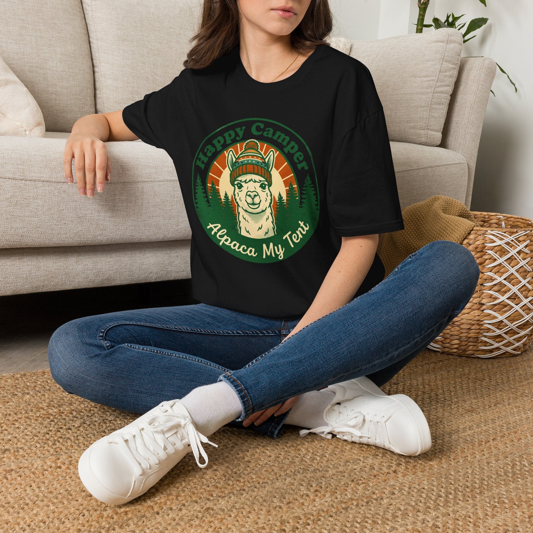 Happy Camper Alpaca T-Shirt