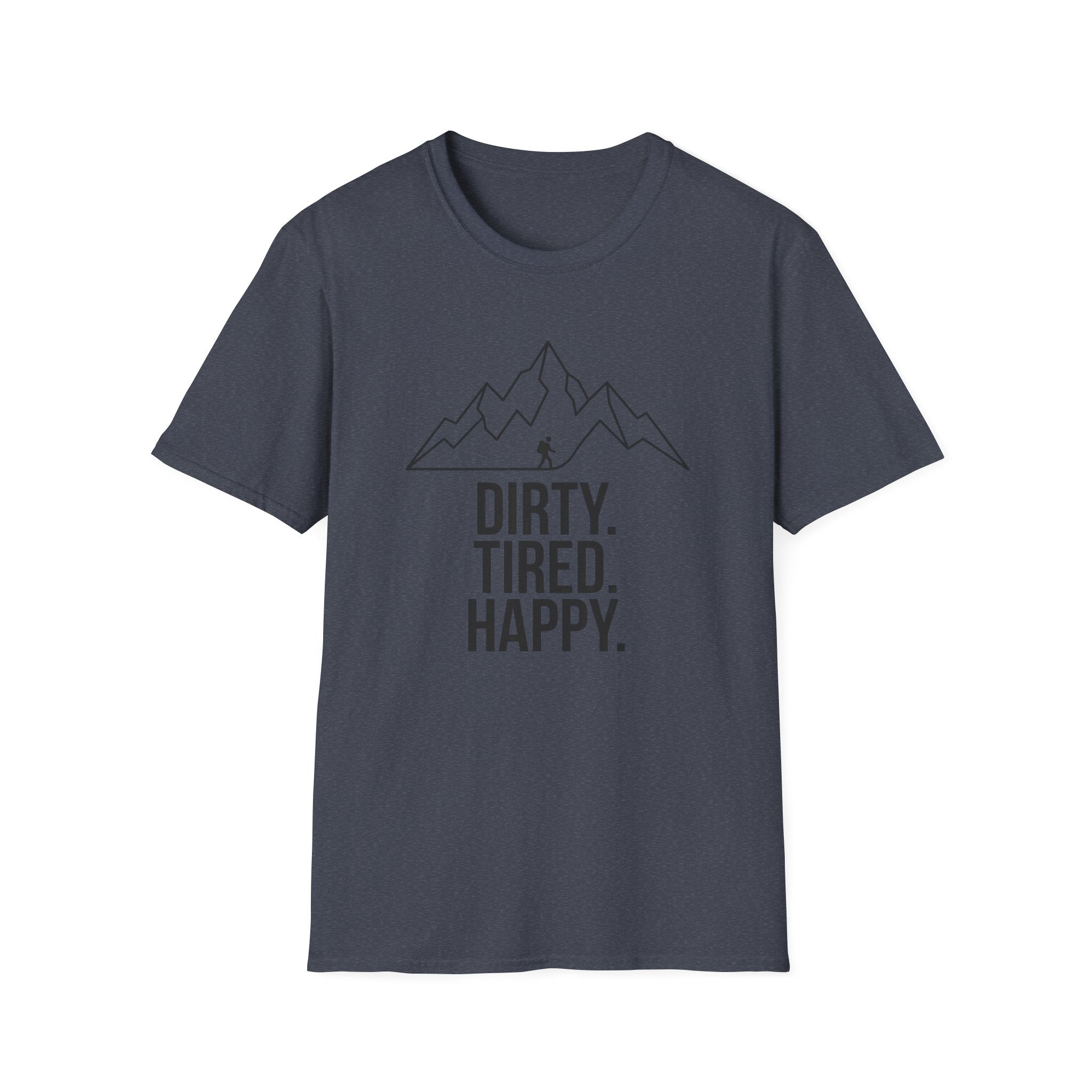 Dirty Tired Happy Outline T-Shirt