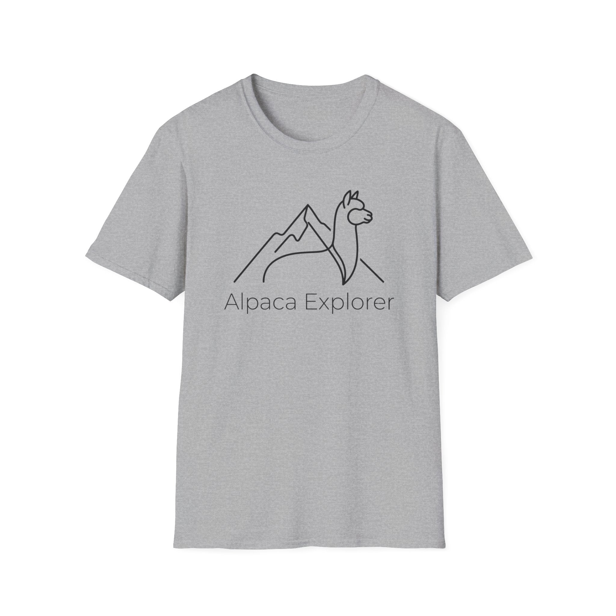 Alpaca Explorer Outline T-Shirt