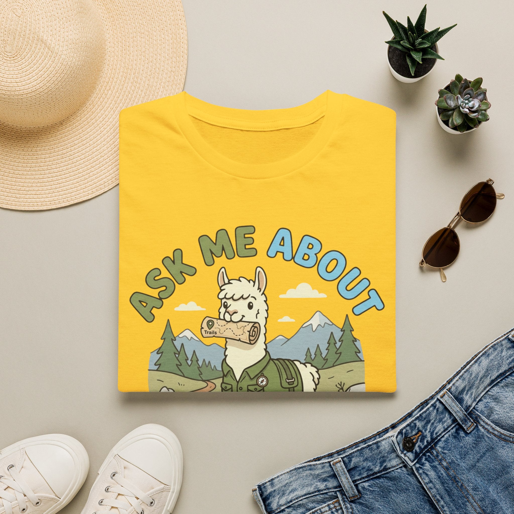 Ask Me About The Trails Alpaca T-Shirt
