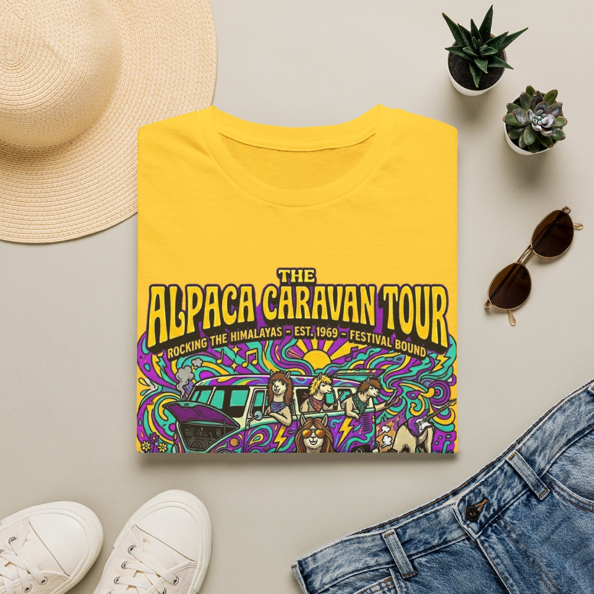 Alpaca Caravan Tour T-Shirt