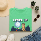 Level Up Alpaca Campfire T-Shirt