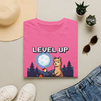 Level Up Alpaca Campfire T-Shirt