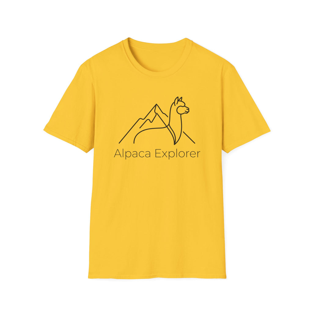 Alpaca Explorer Outline T-Shirt