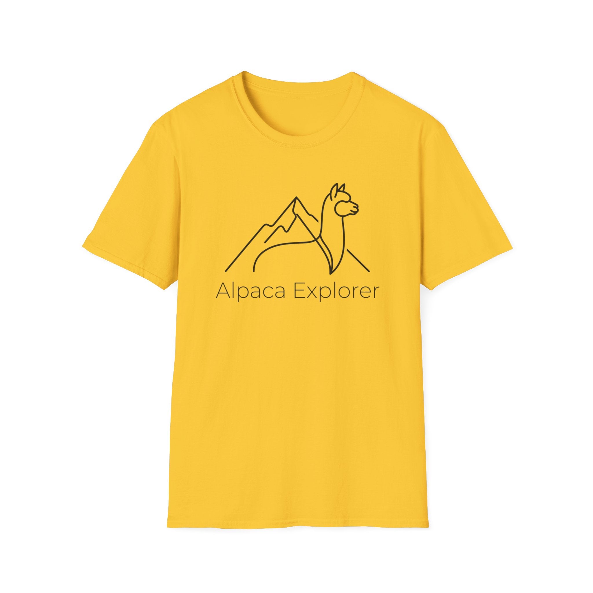 Alpaca Explorer Outline T-Shirt