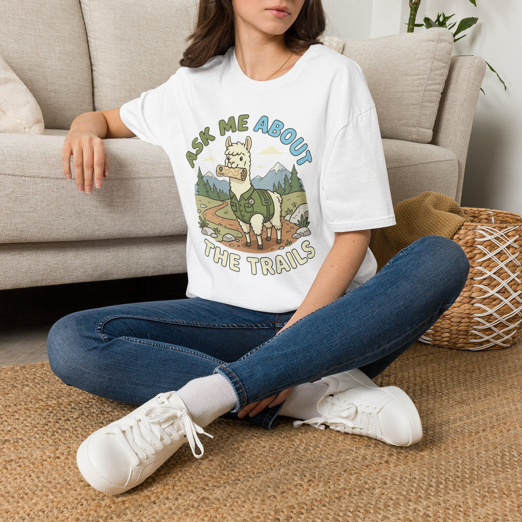 Ask Me About The Trails Alpaca T-Shirt