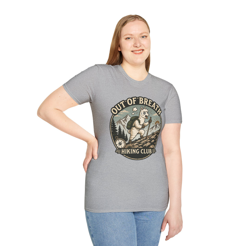 Out of Breath Hiking Club Alpaca T-Shirt