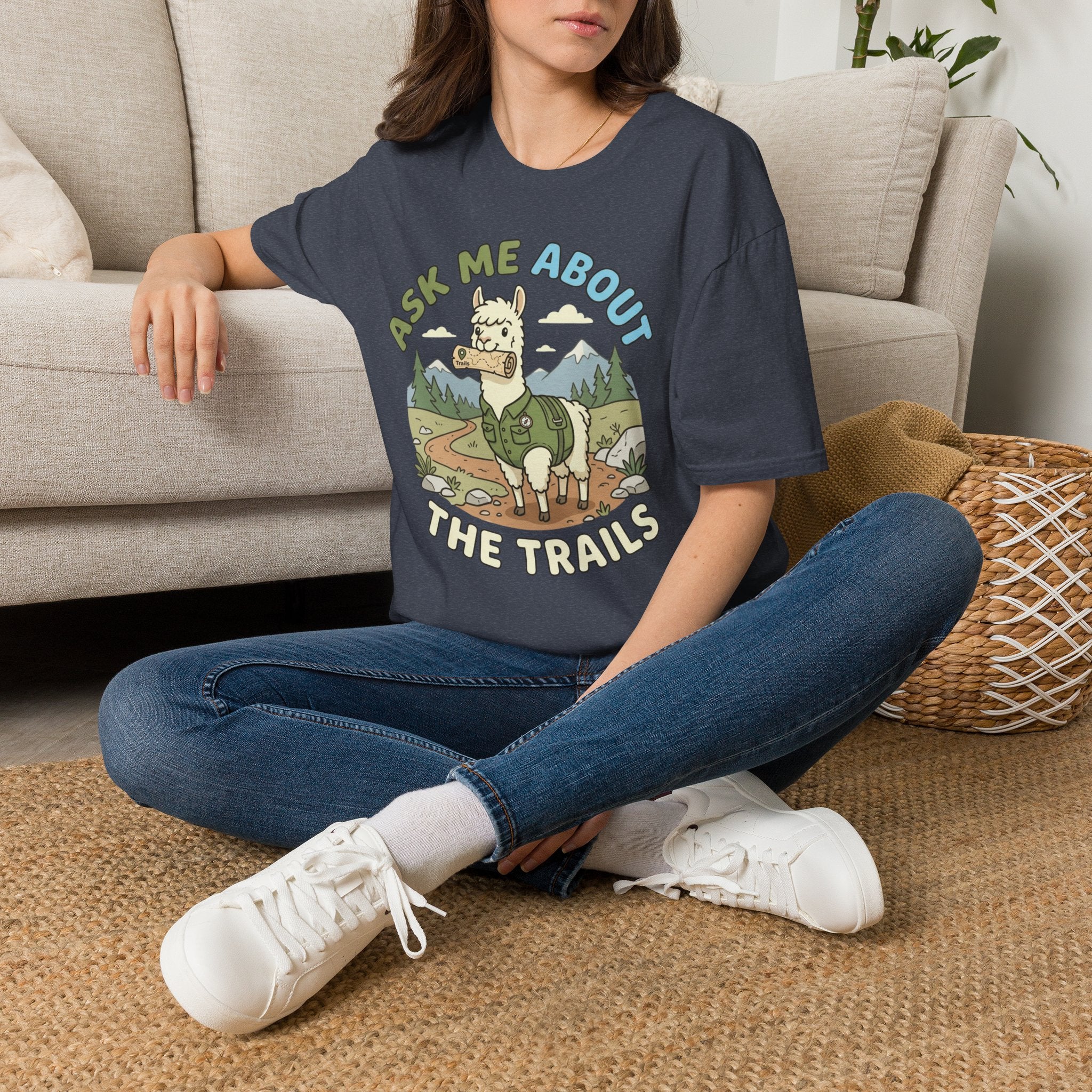 Ask Me About The Trails Alpaca T-Shirt