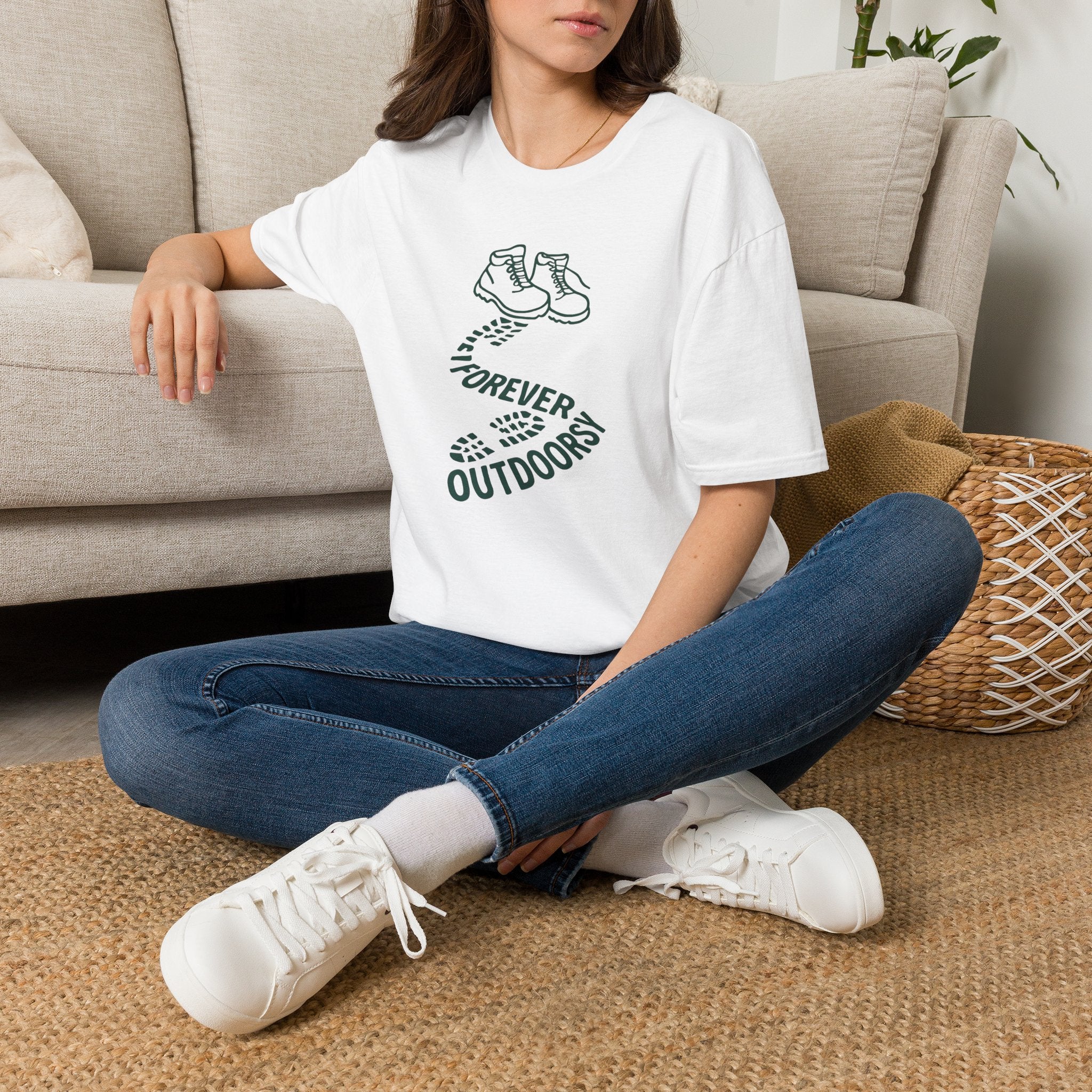 Boots with Footprints T-Shirt