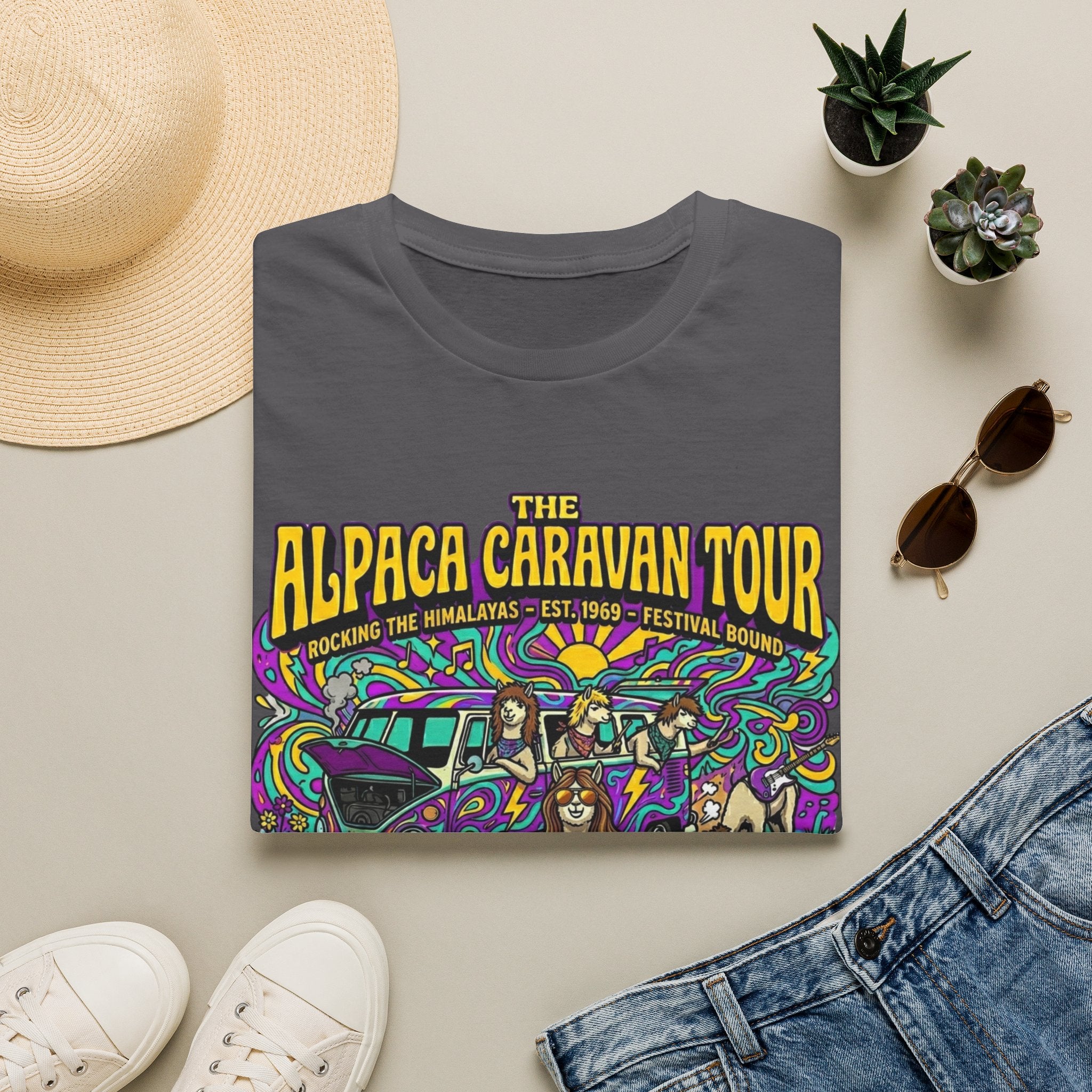 Alpaca Caravan Tour T-Shirt