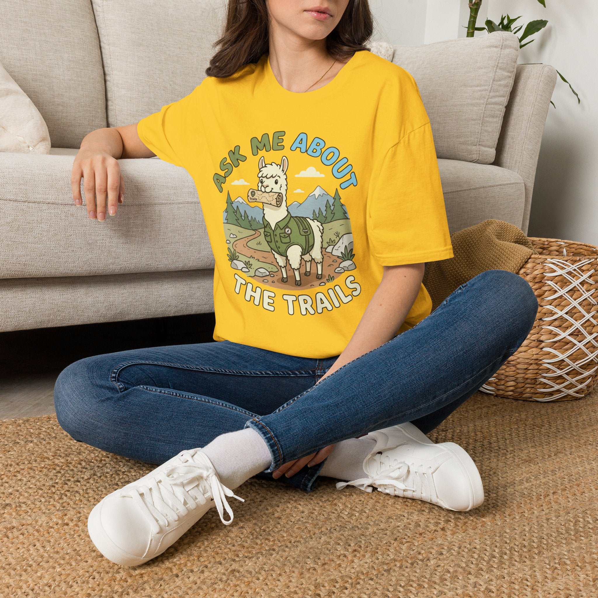 Ask Me About The Trails Alpaca T-Shirt