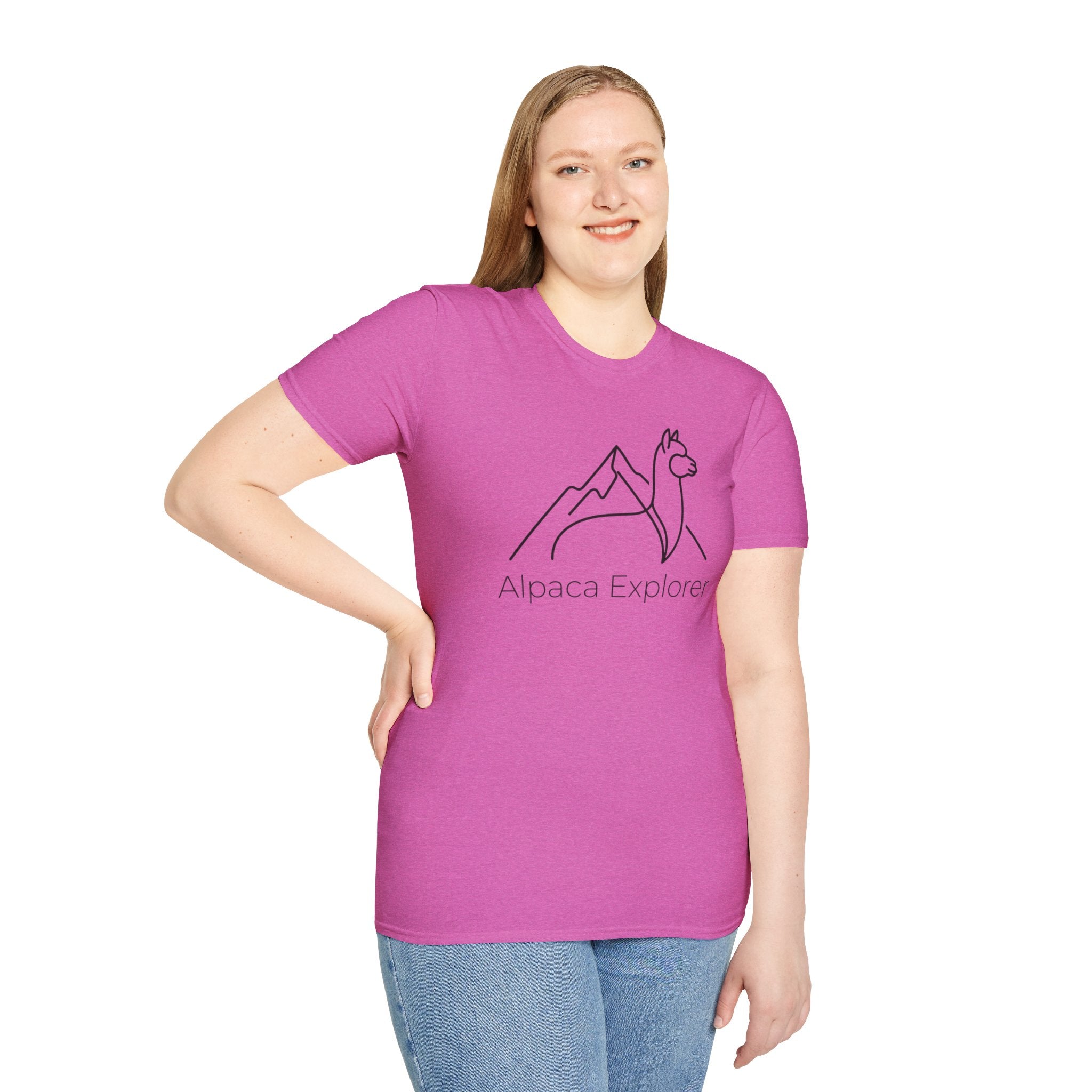 Alpaca Explorer Outline T-Shirt