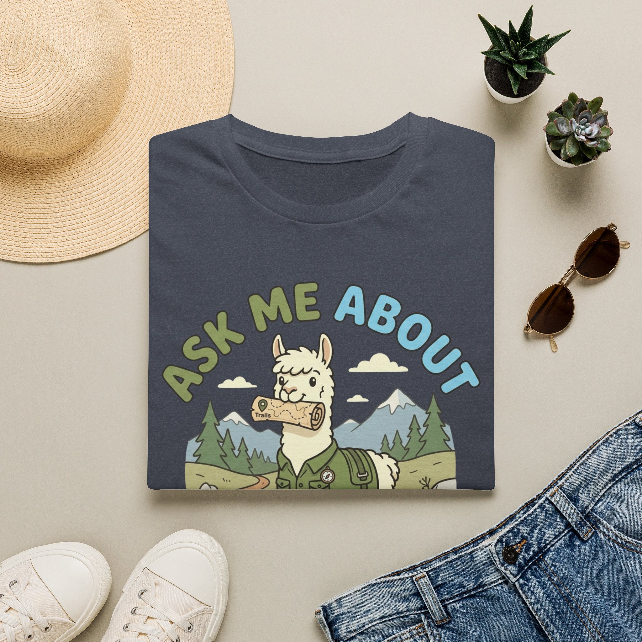 Ask Me About The Trails Alpaca T-Shirt