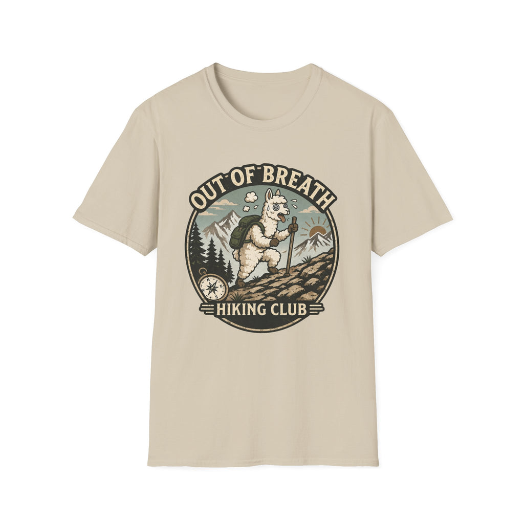Out of Breath Hiking Club Alpaca T-Shirt