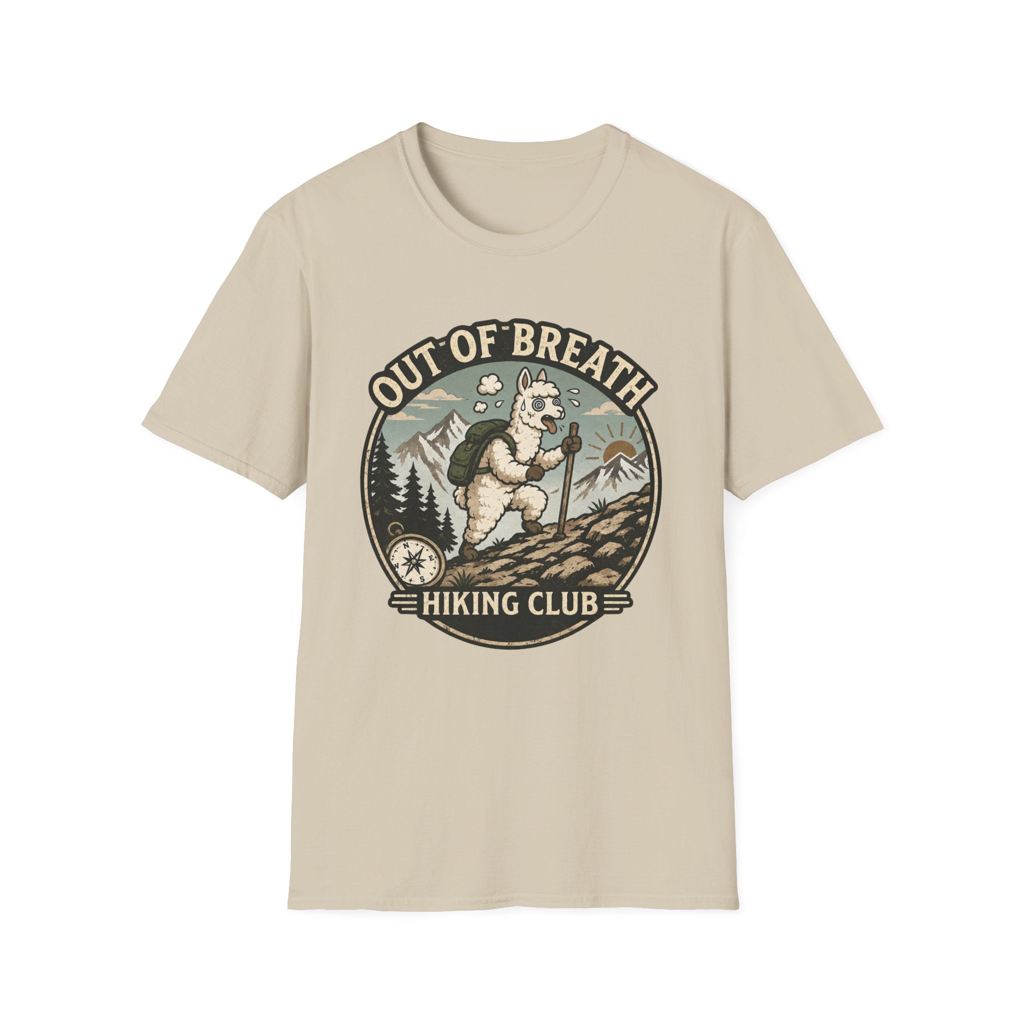 Out of Breath Hiking Club Alpaca T-Shirt