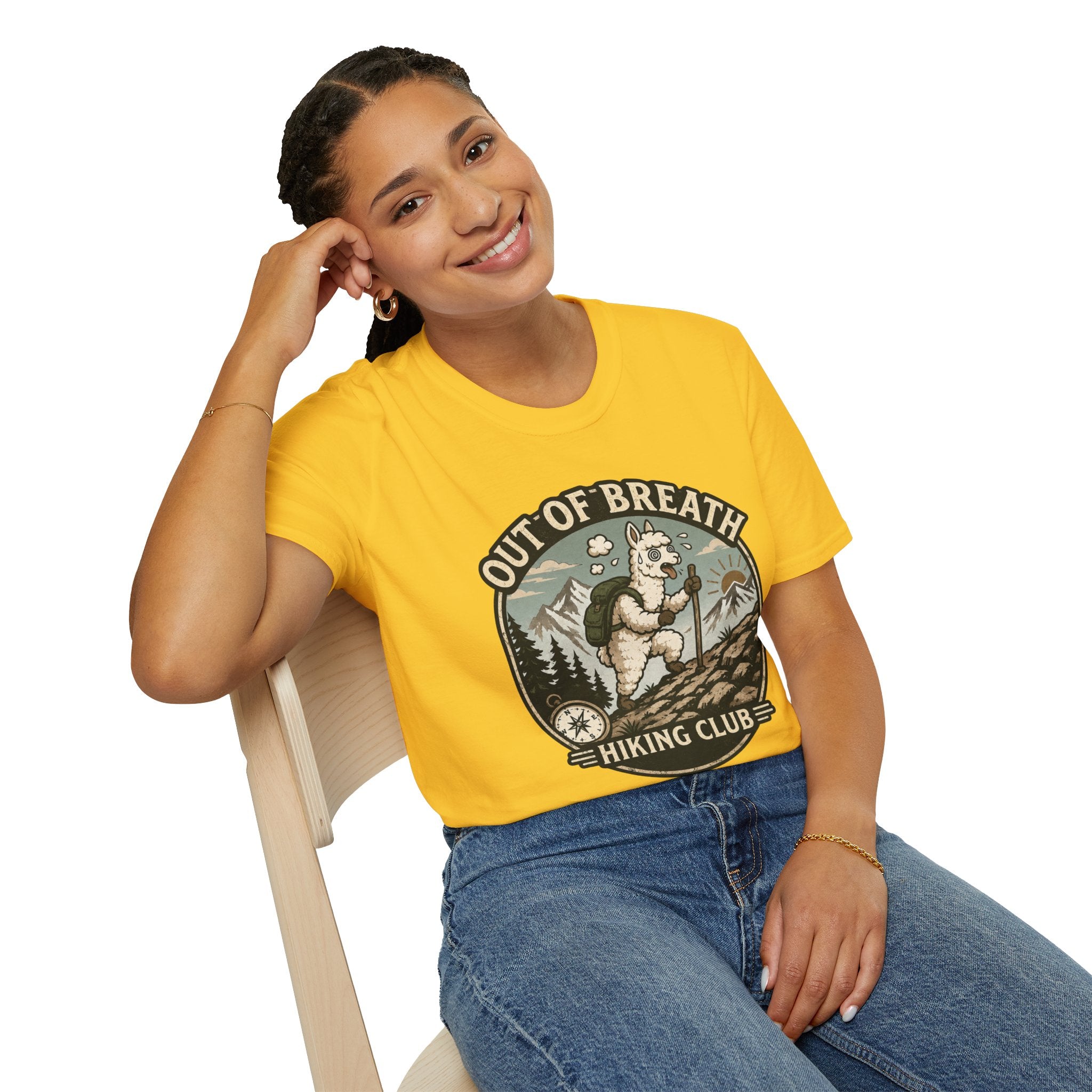 Out of Breath Hiking Club Alpaca T-Shirt