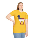 Alpaca American Flag Silhouette T-Shirt
