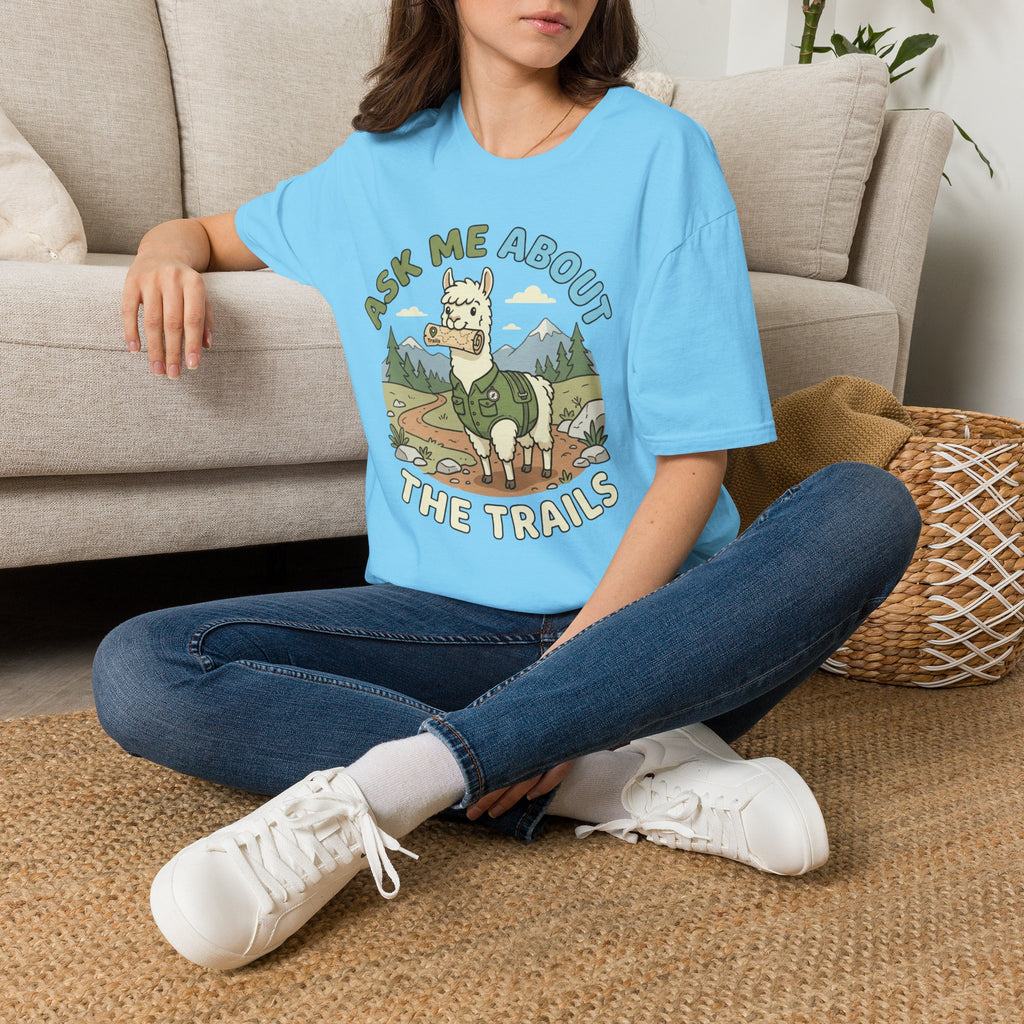 Ask Me About The Trails Alpaca T-Shirt