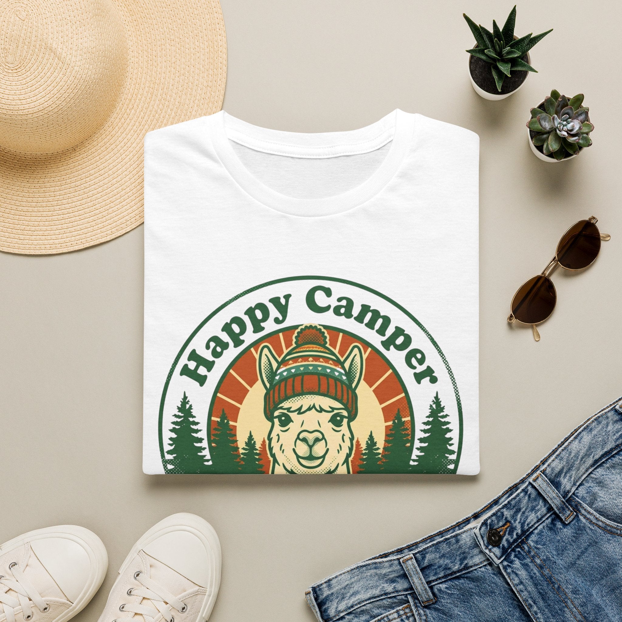 Happy Camper Alpaca T-Shirt