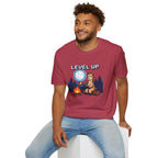 Level Up Alpaca Campfire T-Shirt