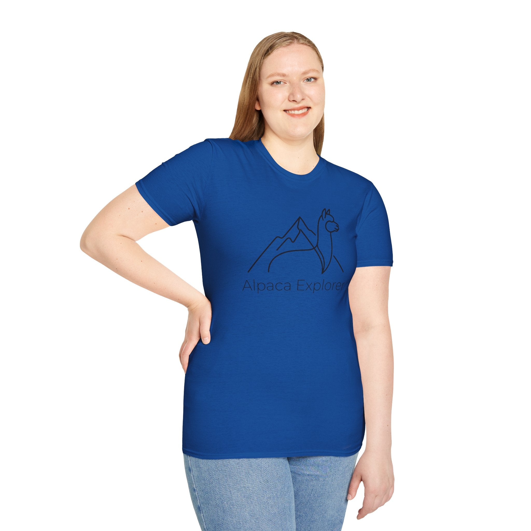 Alpaca Explorer Outline T-Shirt