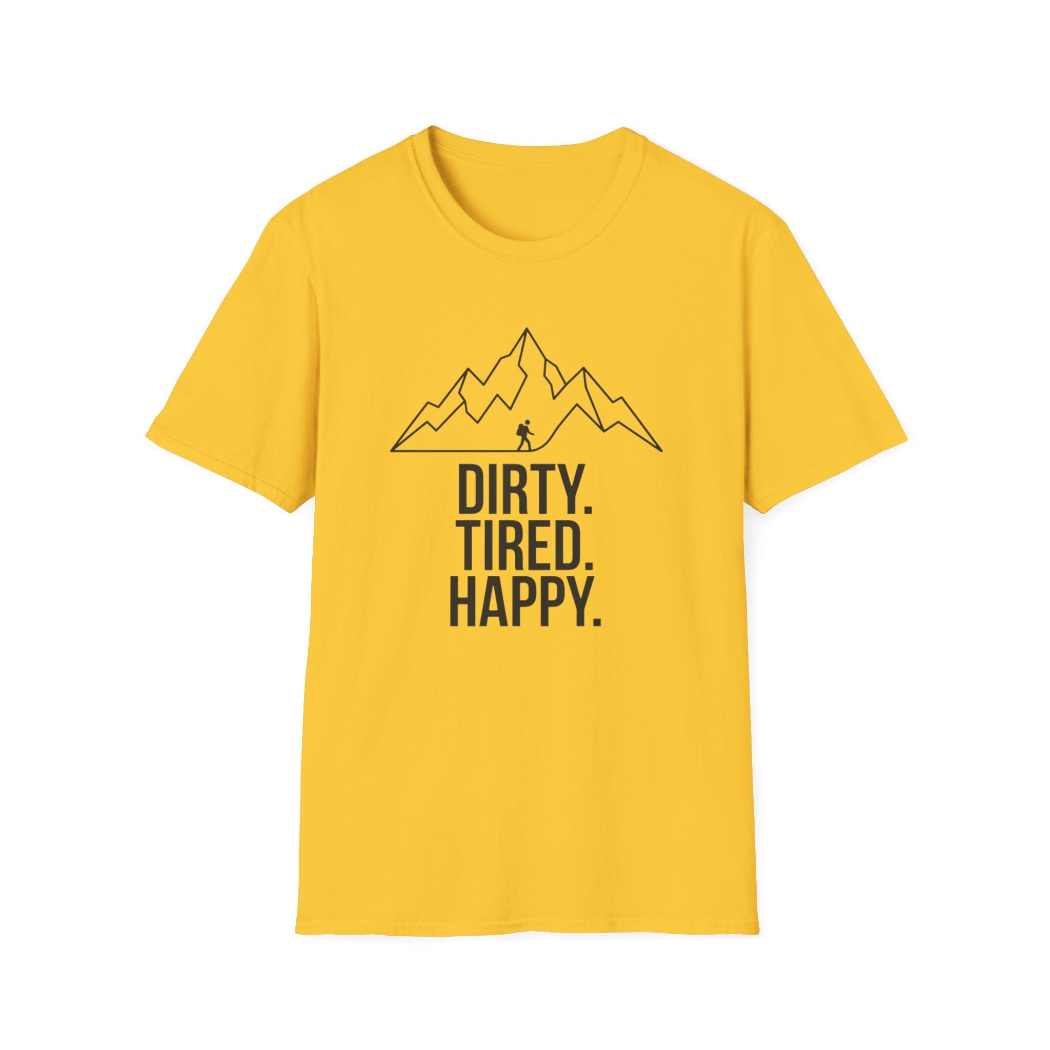 Dirty Tired Happy Outline T-Shirt