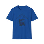 Dirty Tired Happy Outline T-Shirt