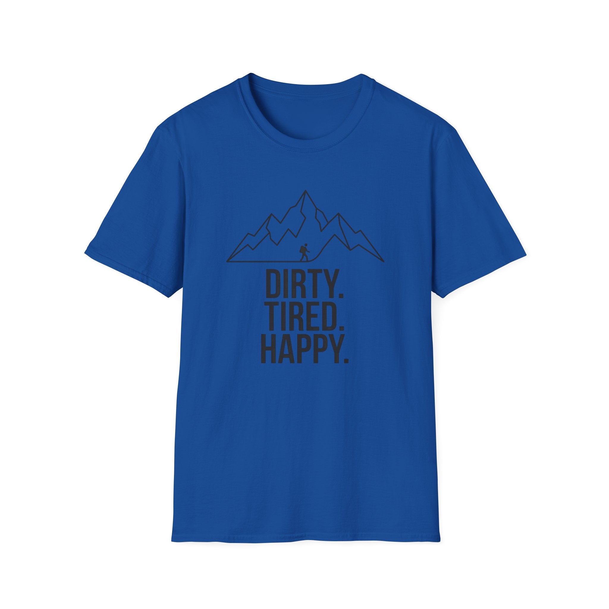 Dirty Tired Happy Outline T-Shirt