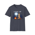 Level Up Alpaca Campfire T-Shirt