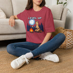 Level Up Alpaca Campfire T-Shirt