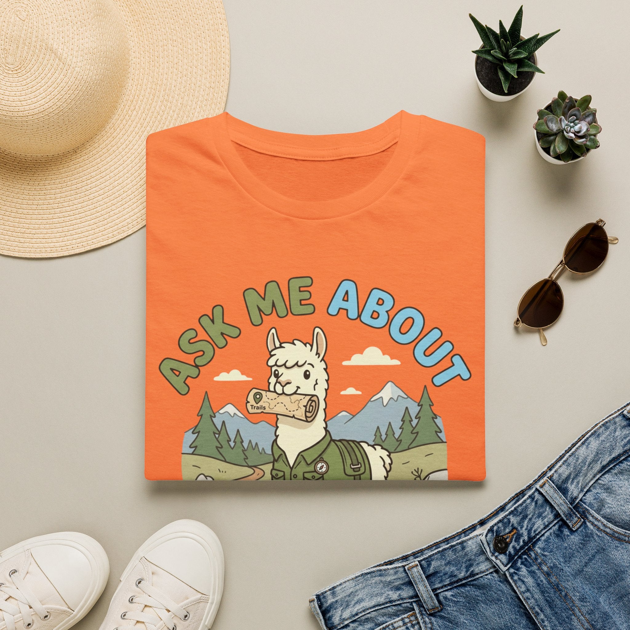 Ask Me About The Trails Alpaca T-Shirt