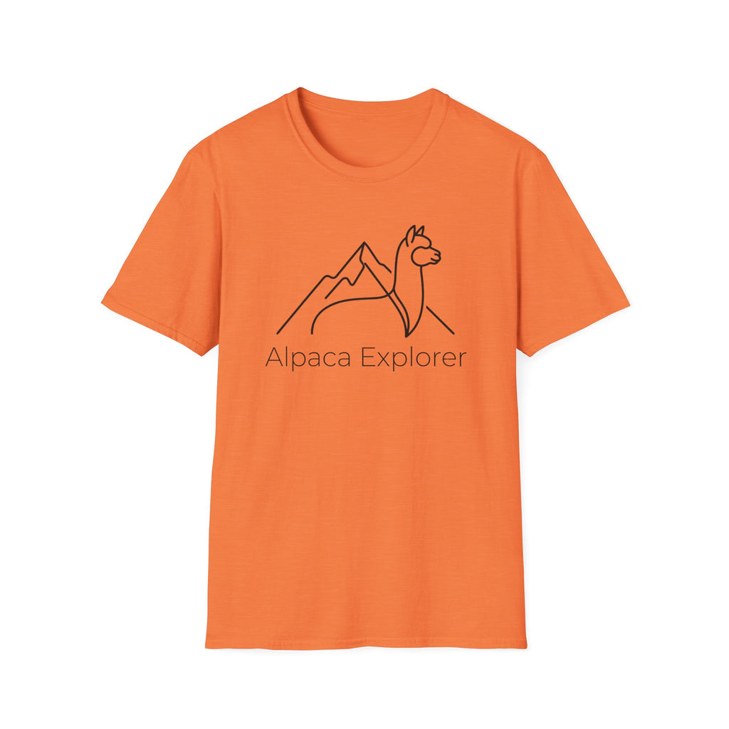 Alpaca Explorer Outline T-Shirt