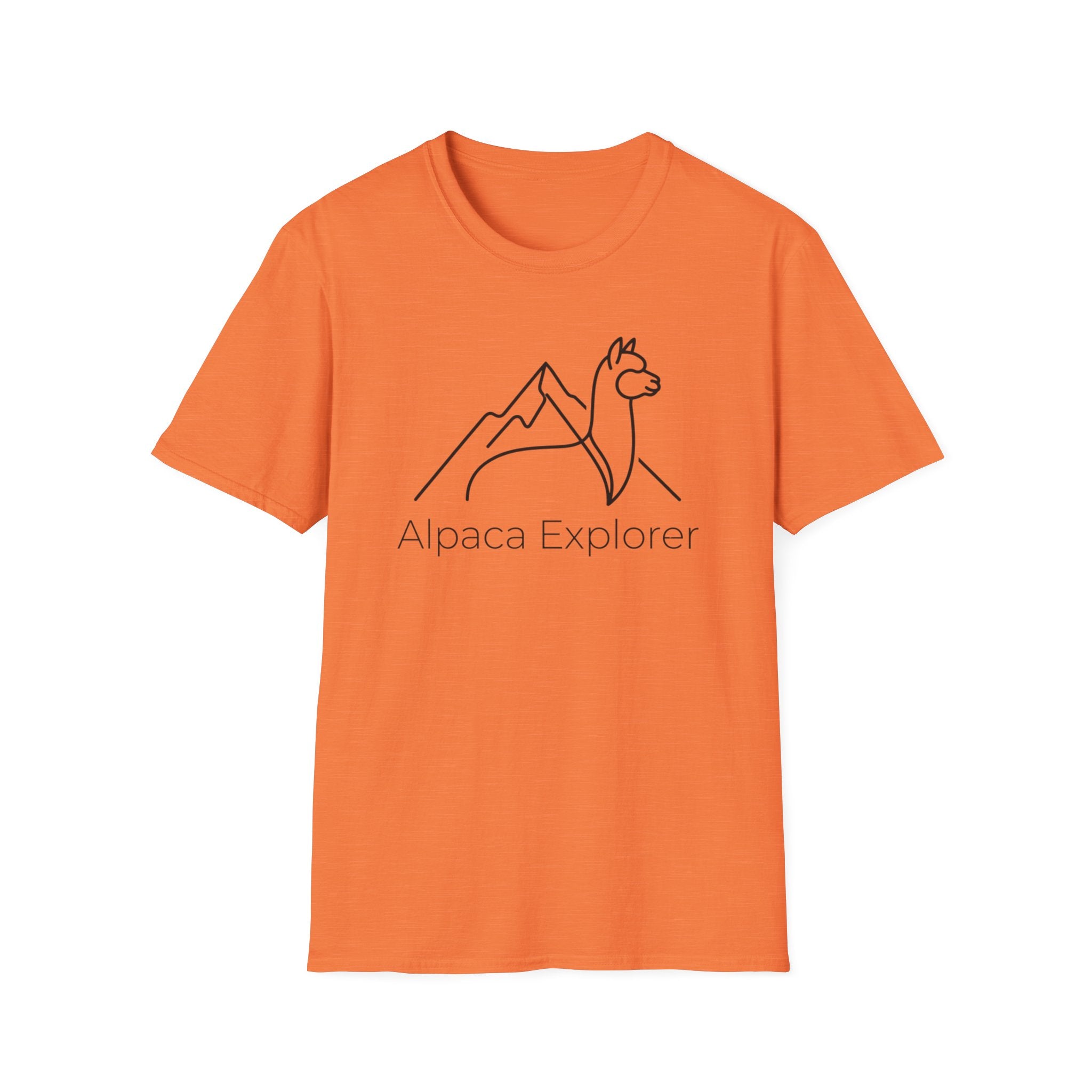 Alpaca Explorer Outline T-Shirt