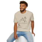Alpaca Explorer Outline T-Shirt