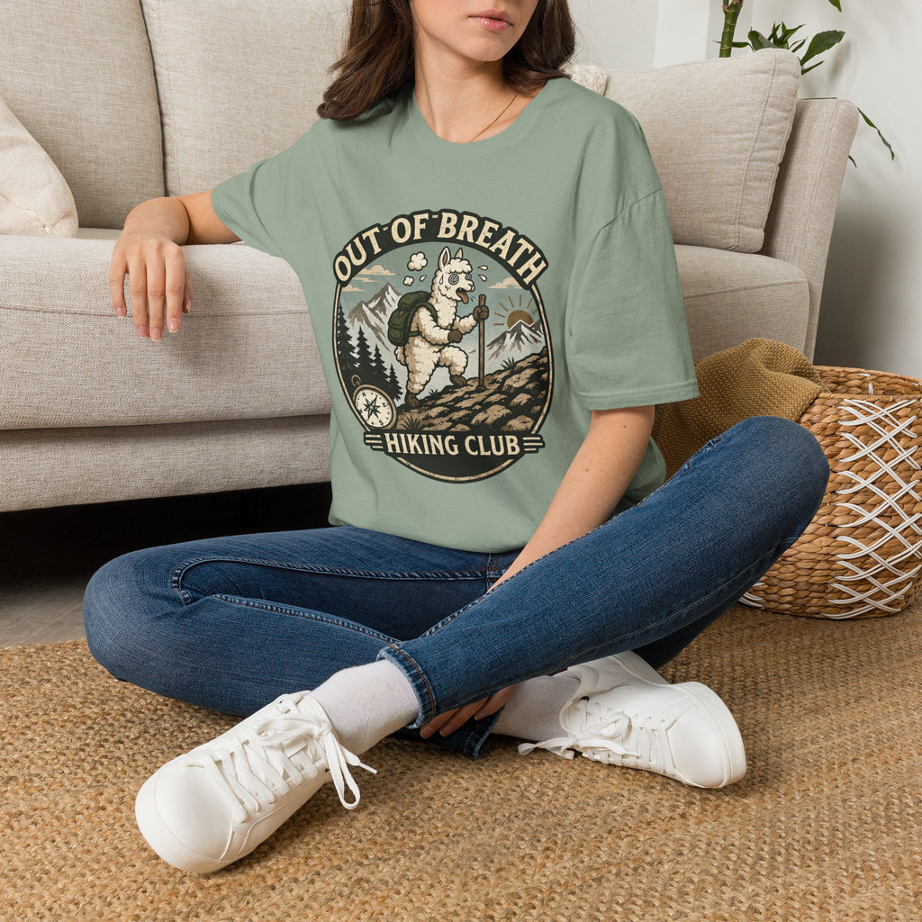 Out of Breath Hiking Club Alpaca T-Shirt