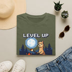 Level Up Alpaca Campfire T-Shirt