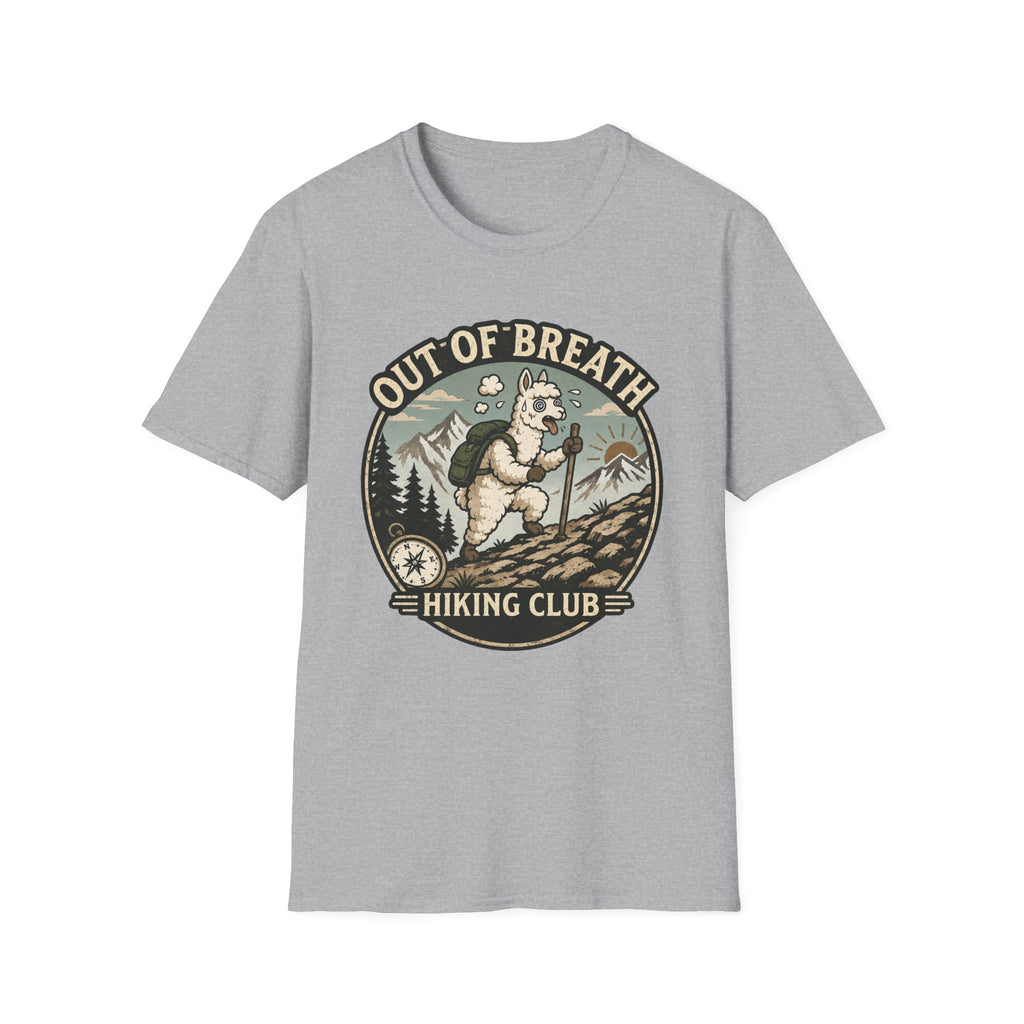 Out of Breath Hiking Club Alpaca T-Shirt