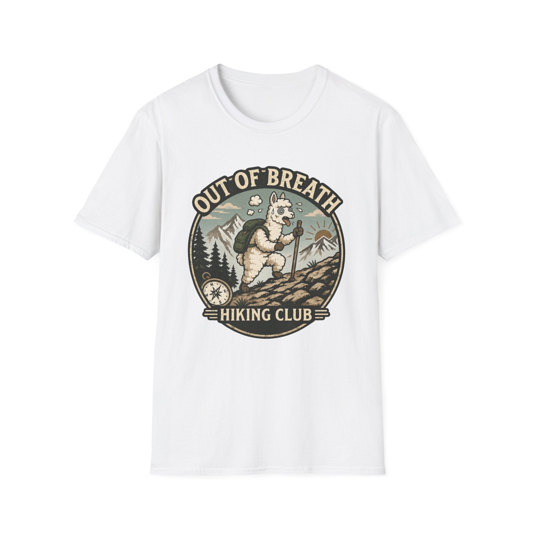 Out of Breath Hiking Club Alpaca T-Shirt