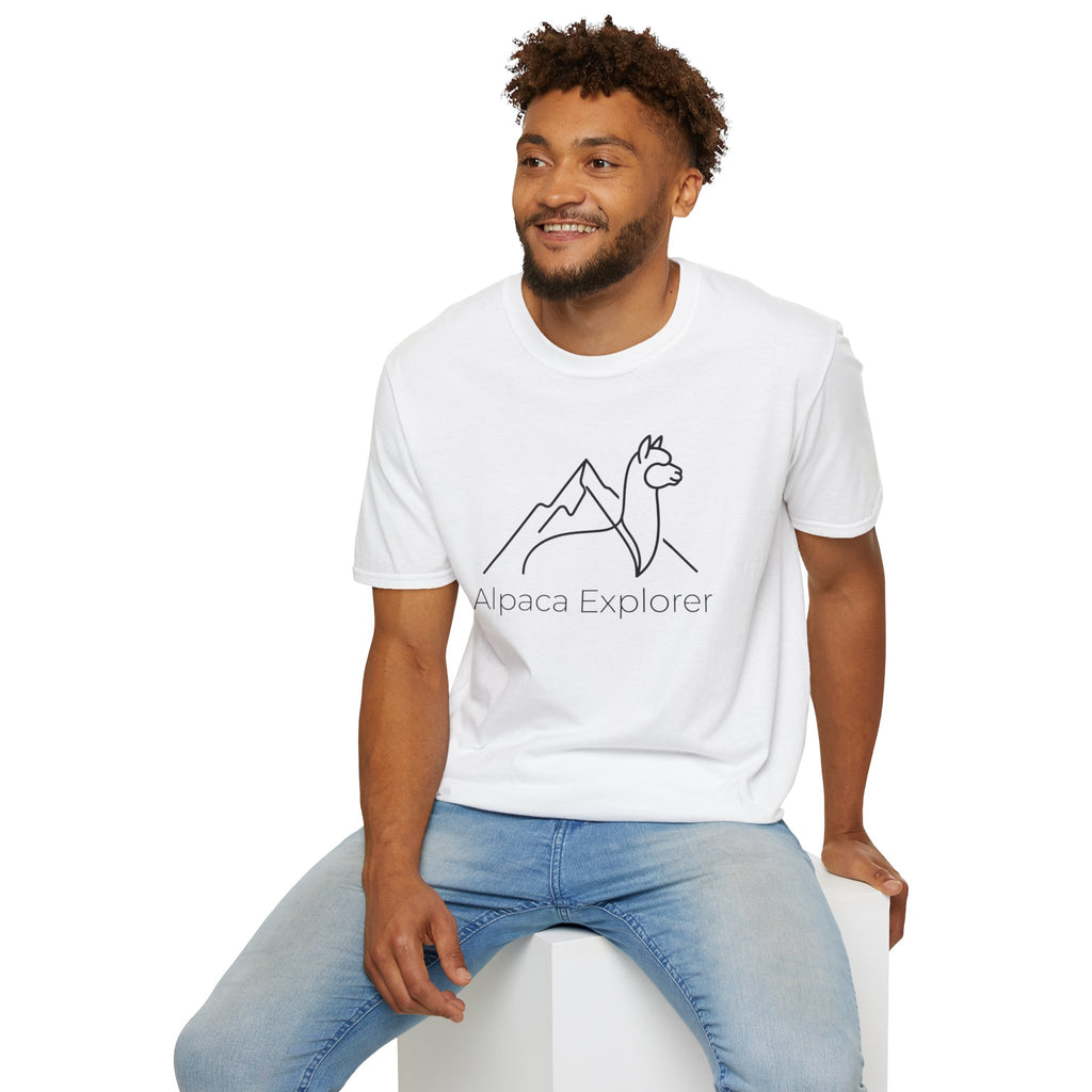 Alpaca Explorer Outline T-Shirt