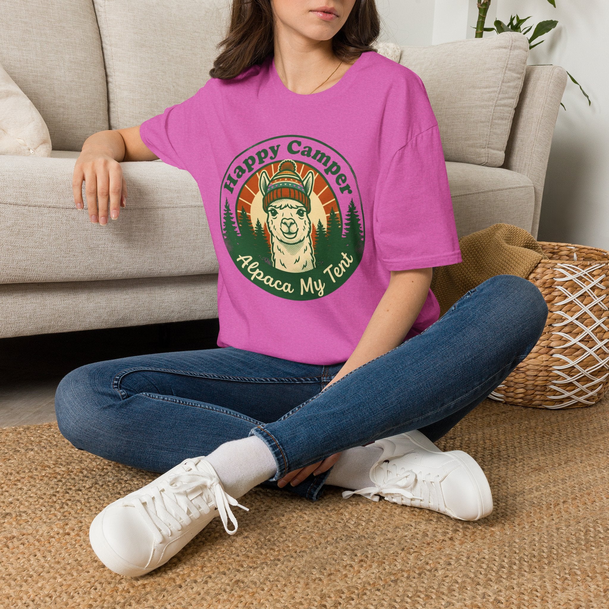 Happy Camper Alpaca T-Shirt