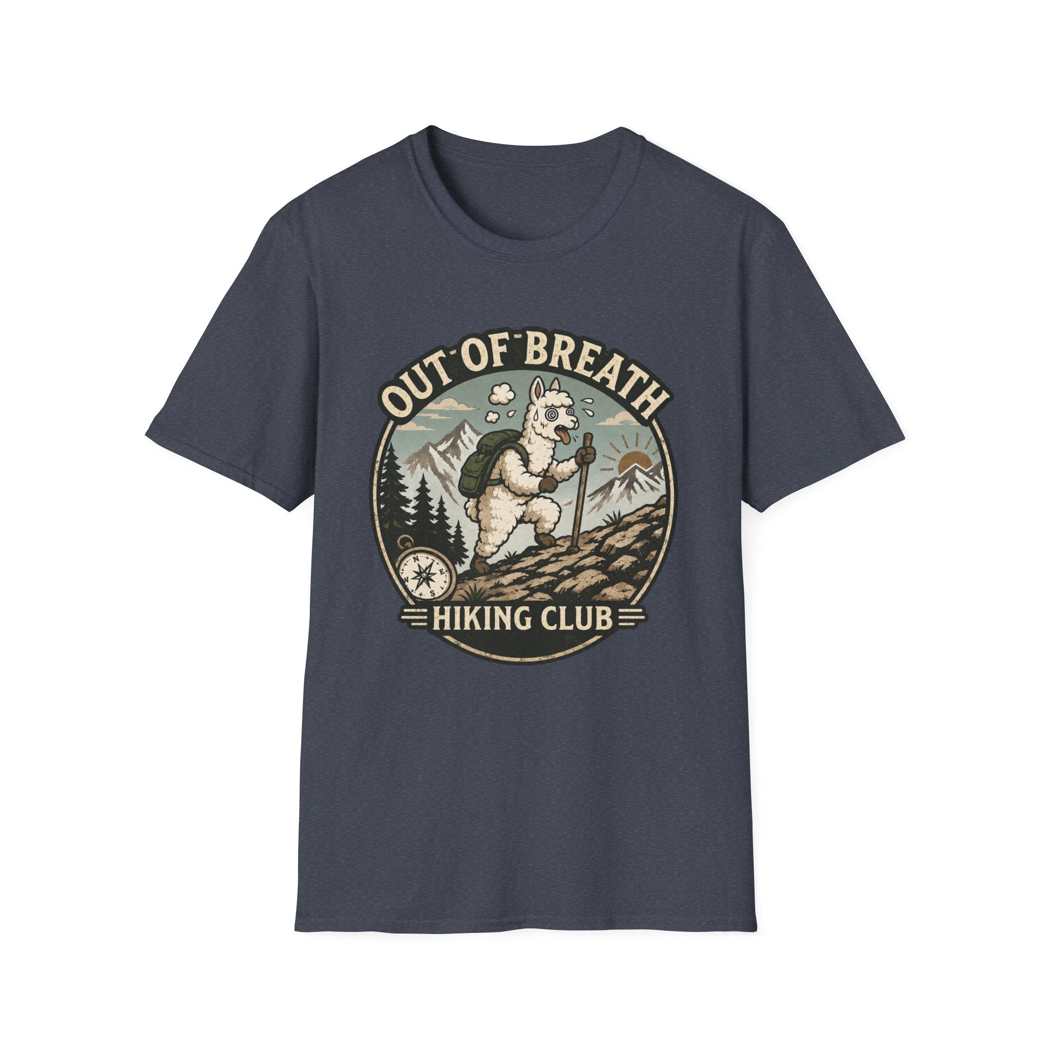 Out of Breath Hiking Club Alpaca T-Shirt