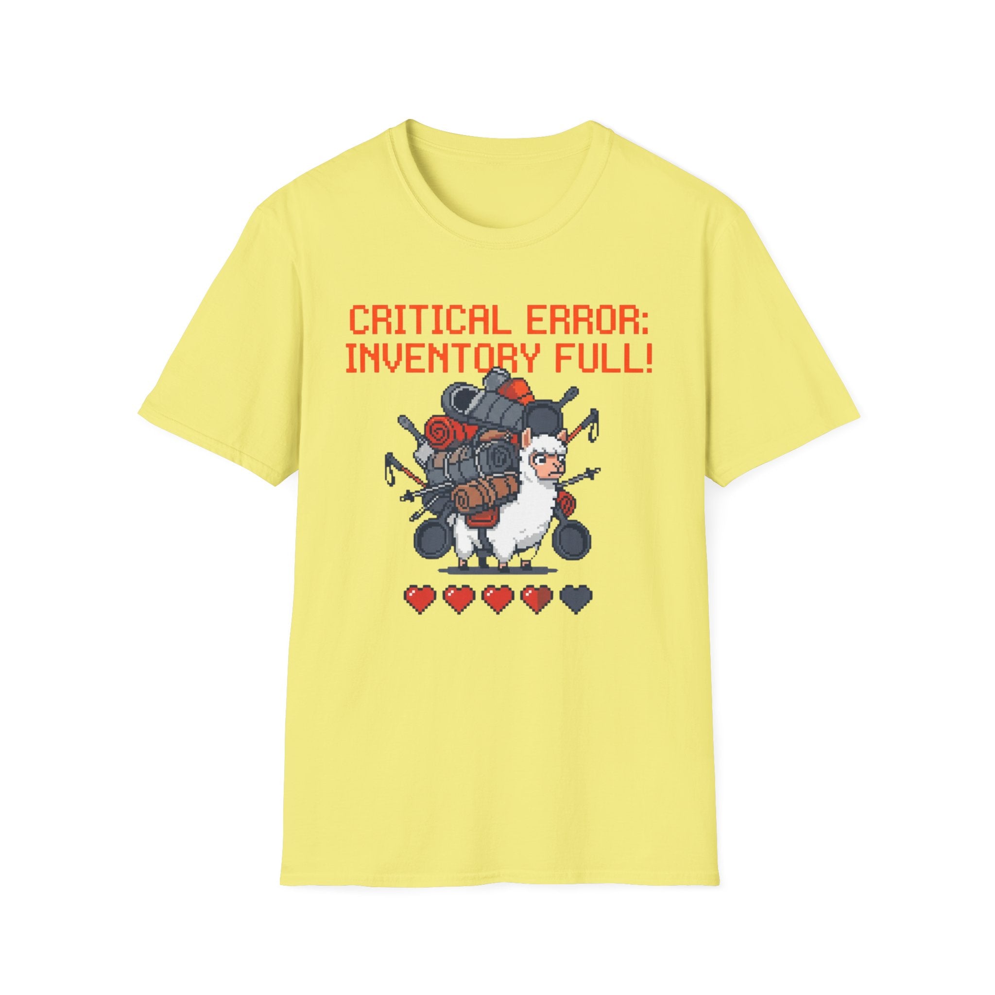 Critical Error Inventory Full T-Shirt