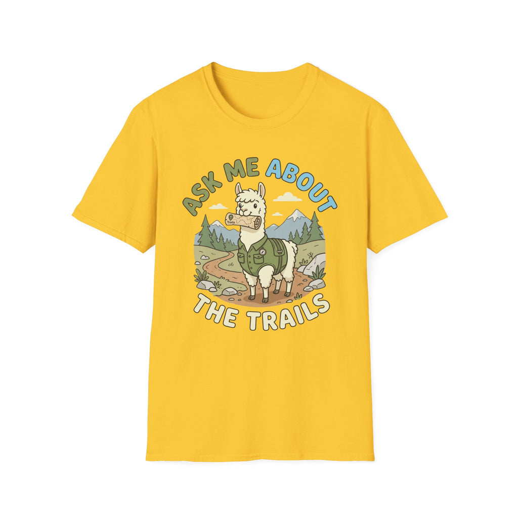 Ask Me About The Trails Alpaca T-Shirt