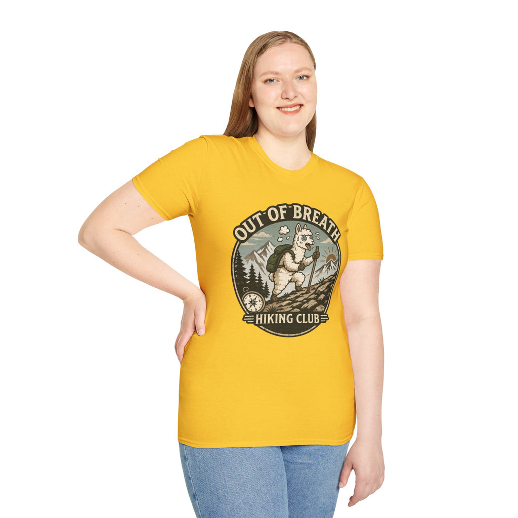 Out of Breath Hiking Club Alpaca T-Shirt