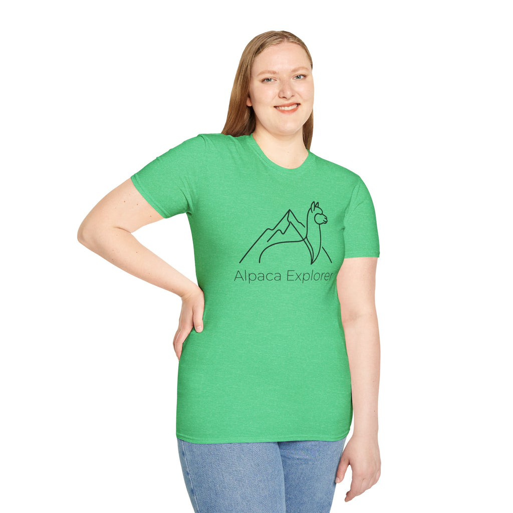 Alpaca Explorer Outline T-Shirt