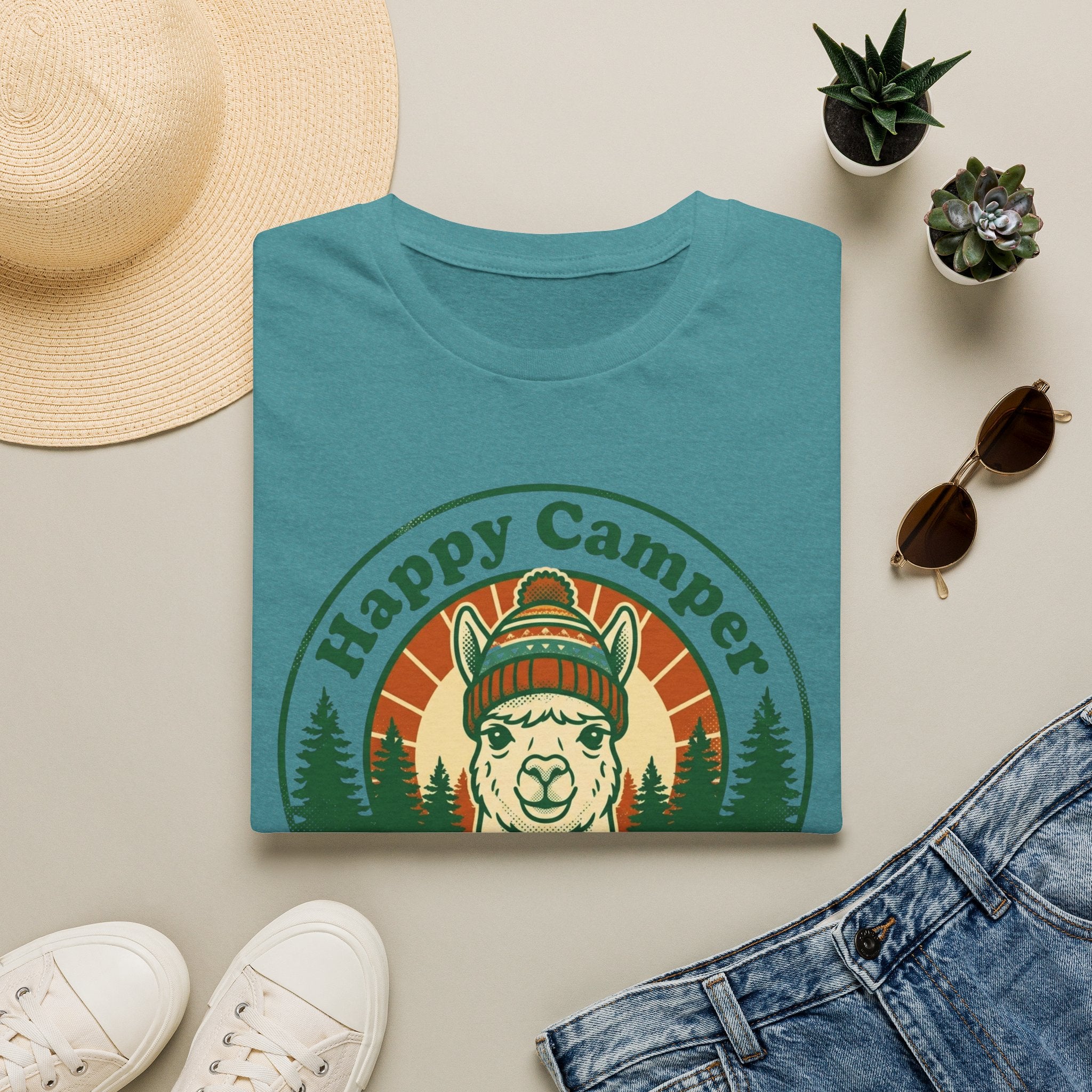 Happy Camper Alpaca T-Shirt