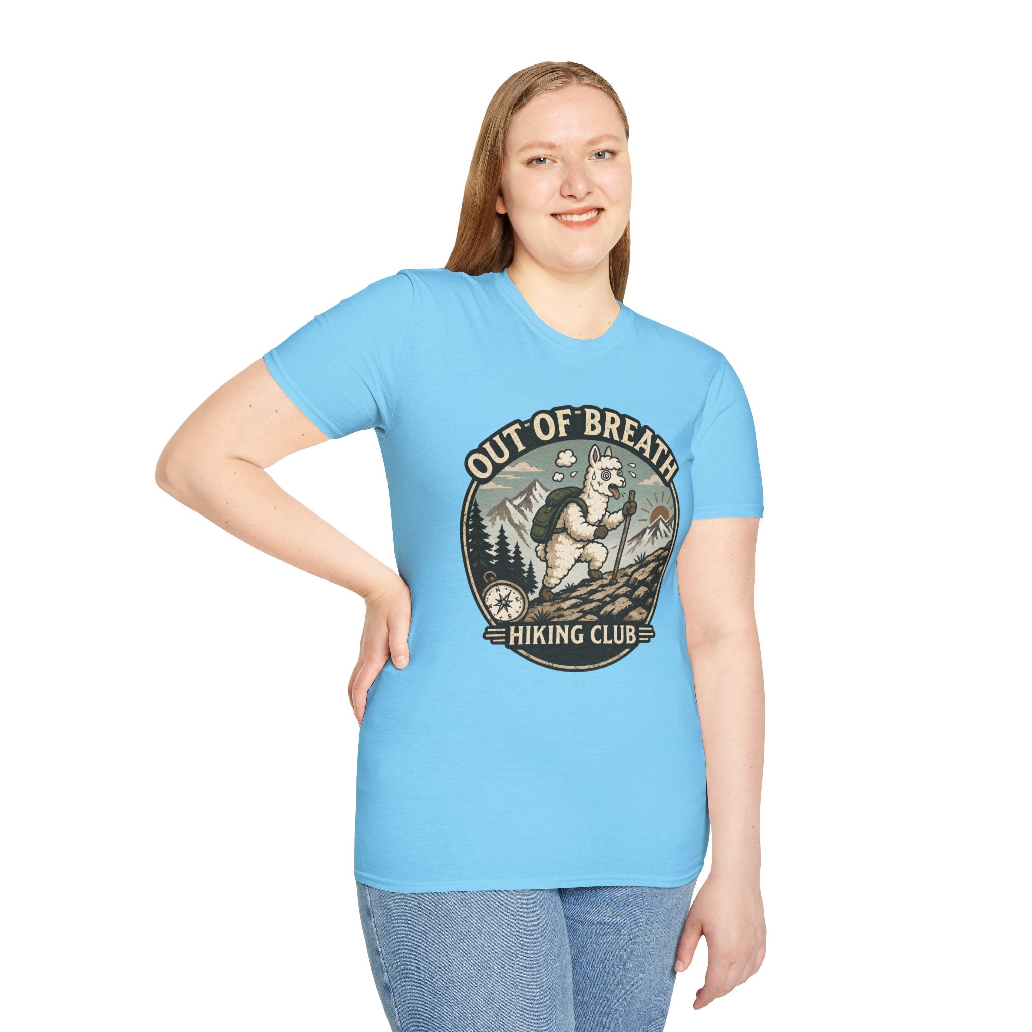 Out of Breath Hiking Club Alpaca T-Shirt