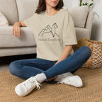 Alpaca Explorer Outline T-Shirt