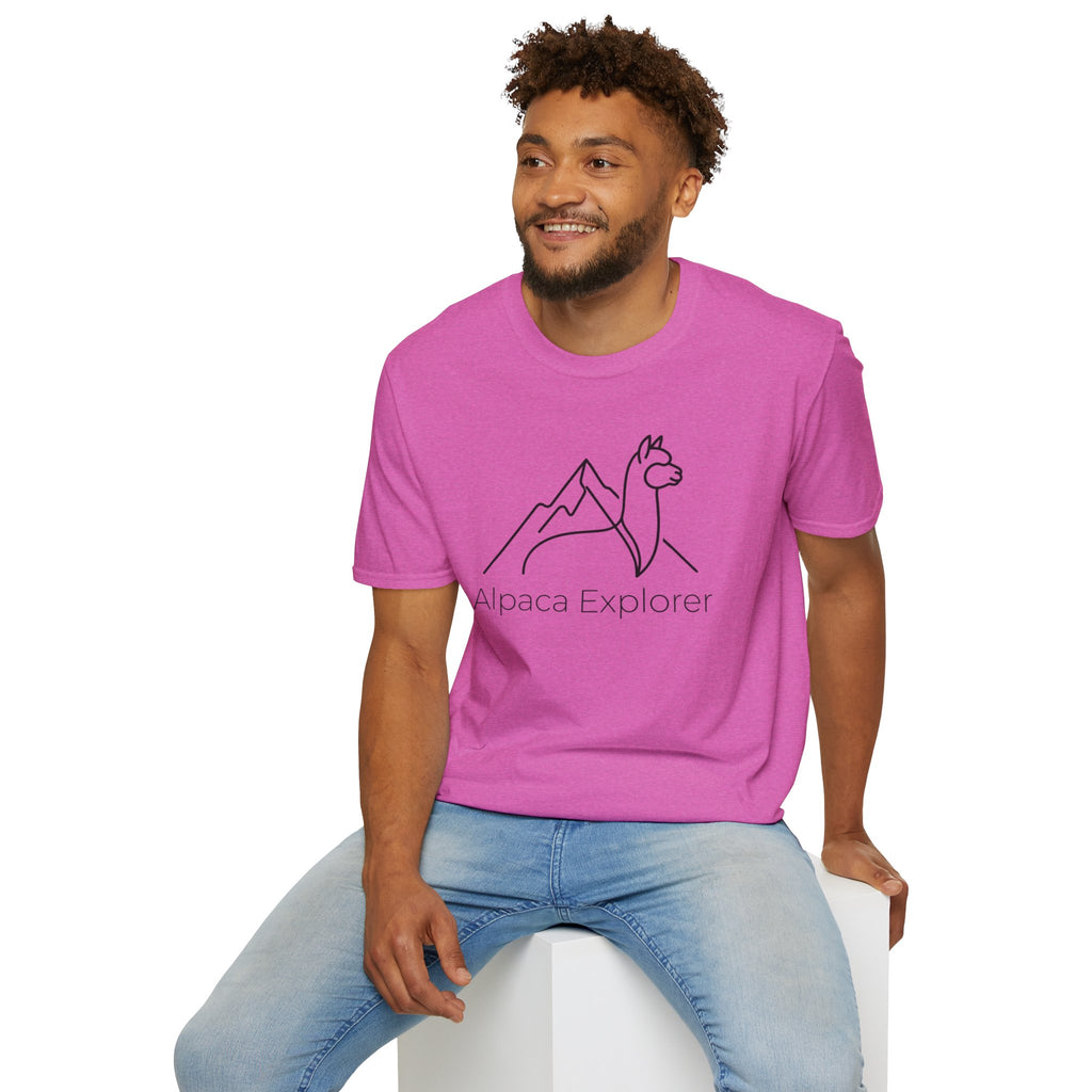 Alpaca Explorer Outline T-Shirt